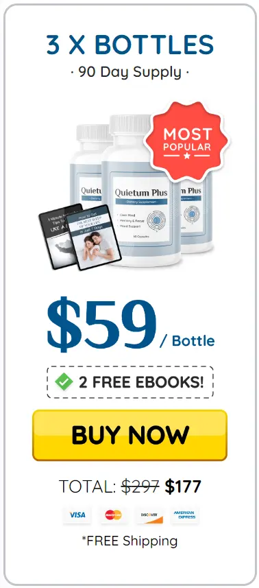 Quietum Plus  3 bottle 